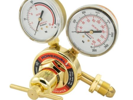 POWER WELD MEDIUM DUTY ACETYLENE REGULATOR - CGA 510 on Sale