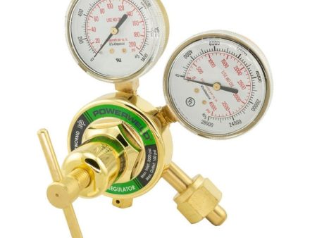 POWERWELD MEDIUM DUTY OXYGEN REGULATOR - CGA 540 Hot on Sale