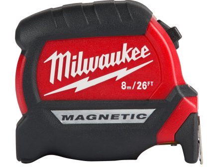 MILWAUKEE Compact Wide Blade Magnetic Tape Measures Discount